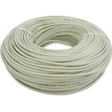 Cabo Manga 4 Vias Blindado 22awg Bege P/ Sensores 35 Metros 