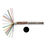 Cabo Manga 8 Vias X 26 Awg Flexível 300v Com Malha Pt 5m