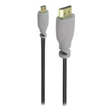 Cabo Micro Hdmi X Hdmi 2 Metros Blindado 2.0 Ethernet 4k Top