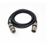Cabo Microfone Dmx Xlr Canon Balanceado 5 Metros
