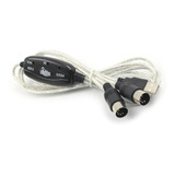 Cabo Midi Adaptador Profissional Midi Interface Usb Pc