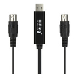 Cabo Midi Usb 2m Pc Teclado Pedaleira Módulo Korg Yamaha