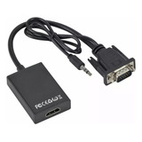 Cabo Mini Conversor Vga Para Hdmi