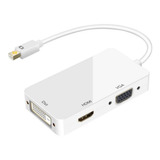 Cabo Mini Displayport Hdmi +vga +dvi Conversor 3x1 Case Pro