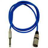 Cabo Ms Profissional Microfone Plug P10/xlr Macho 1,5m Cores