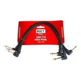 Cabo Mxt P10 L X P10 L - P/ Pedal 25cm - Kit C/ 3 Cabos
