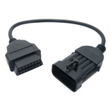 Cabo Opel 10 Pinos Adaptador Obd2 16 Pinos Automotivo