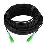 Cabo Óptico Drop Flat Conectorizado Sc-apc 300 Metros