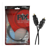 Cabo Óptico Toslink+toslink 2m