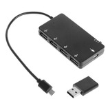 Cabo Otg 4 Portas Usb Adptador