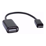 Cabo Otg Adaptador Micro Usb V8 Para Celular Tablet Mouse