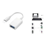 Cabo Otg Lightning Para iPhone Usb 3.0 - H´mastonn Cor Branco