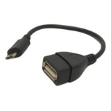 Cabo Otg Micro Usb Adaptador De