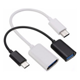 Cabo Otg Tipo C Type C Pendrive Usb Fêmea Celular Smatphone