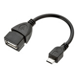 Cabo Otg V8 Micro Usb Adaptador Para Celular Pendrive Mouse