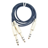 Cabo P10 Splitter Em Y 1 P10 P/ 2 P10 Todo Estéreo 3metros