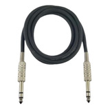 Cabo P10 Stereo X P10 Stereo 50cm - Balanceado