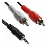 Cabo P2 X 2 Rca Áudio Celular iPod Dvd Home Theater Tablet
