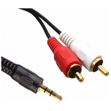 Cabo P2 X Rca Áudio iPod Dvd Home Theater Tablet Pc