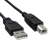 Cabo Para Impressora 3 Metros Universal Usb Para Usb B 2.0