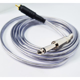 Cabo Rca Tatuagem Tattoo Fio De Silicone Plug P10 Clipcord 