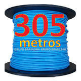 Cabo Rede Cat5e Azul 305m Cat5-e Cat-5e Utp Lan Net Connect