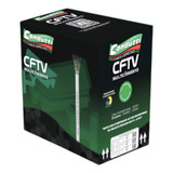 Cabo Rede Multicameras 4paresx24 Cftv Cor Branco 300m.