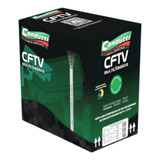 Cabo Rede Multicameras 4paresx24 Cftv Cor Preto 300m.