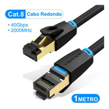 Cabo Rede Rj45 Cat8 40gbps 2000mhz