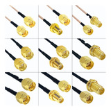 Cabo Rg-174 Pigtail Sma Extensor P/ Antena Wifi Até 2 Metros