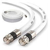 Cabo Rg6 30m Coaxial Para Tv 95% Malha Montado C/ Conector