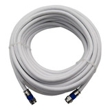 Cabo Rg6 Branco 20m Metros Rg06