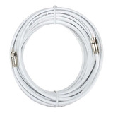 Cabo Rg6 Coaxial De Antena 35 Mts Montado 90% De Malha 