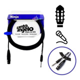 Cabo Santo Angelo Ninja Hg 4,57m P/ Microfone Violão