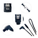 Cabo Sata 3 6gb/s Hd Ssd Gravador Drives 90º Ninja Preto 