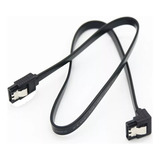 Cabo Sata 3 Awm Preto 90º Alta Vel.6 Gbps Para Hdd, Ssd Etc.