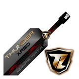 Cabo Sata Vermelho Sleeved 6gb/s Pc Gamer Ssd Trava Premium