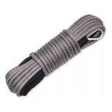 Cabo Sintético Kevlar P/ Guincho 28mts 10mm 12000lb Cinza