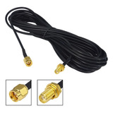 Cabo Sma M F Extensão 10m Antena Receptor Câmera Roteador 