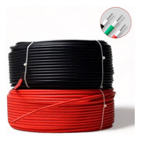 Cabo Solar Fotovoltaico 6mm 100m Preto + 100m Vermelho Promo