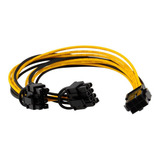 Cabo Splitter Y Energia Pci-e 6 Pinos 2x Pci-e 8pin Gpu
