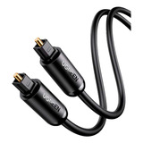 Cabo Toslink Optico Audio 1,5 Metros Preto Ugreen