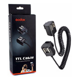Cabo Ttl Para Flash Canon Com 3 Metros Tl-c Godox