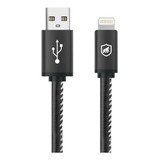 Cabo Turbo Militar - 1,5m - Lightning - Usb-a - Certificado Mfi - Homologado - iPhone / iPad - Gshield