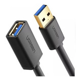 Cabo Ugreen Extensor Usb 3.0 3m Extensão Reforçada P/win Mac