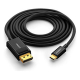 Cabo Ugreen Usb Tipo-c Thunderbolt 3 Para Displayport 1.5 M