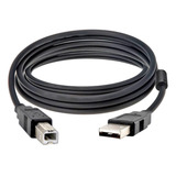 Cabo Usb 1,5 Metros Ab Para Impressora 100% Novo Com Filtro