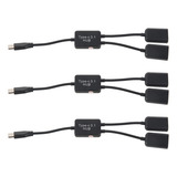 Cabo Usb 3.1 2.0 Fêmea Otg Charge Otg Hub De 2 Portas Y L