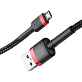 Cabo Usb Baseus Com Entrada Usb E Saída Micro