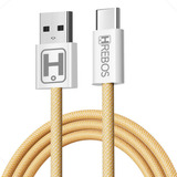 Cabo Usb C 3m Tipo C Usb C Longo Grande Turbo 3a Colorido